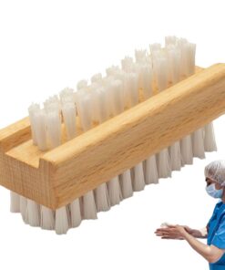 Nagelbürste Für Die Fingernagelreinigung Rutschfester Griff-Nagelreiniger | Holz-Nagelschrubberbürste Für Reise, Salon und täglichen Gebrauch, für Kinder, Männer und