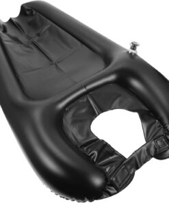 VALICLUD Aufblasbares Shampoo Kissen Aus PVC Tragbares Waschbeckenkissen Für Zuhause Und Outdoor Schwarzes Haarwaschkissen Mit Komfortfunktion