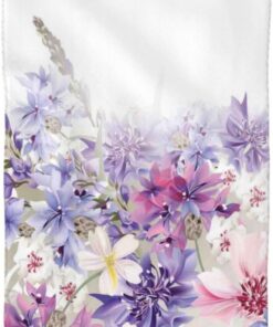 BAFAFA Pastell Kornblumen Gedruckt Gesicht Waschlappen Schnell Trocknende Waschlappen Weiche Fingerspitze Handtücher Saugfähige Gesicht Waschlappen Weiche Make-up-Entferner Tücher