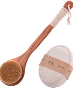 Badebürste Lazy Long Handle Back Badebürste Starke Bürste Rub Mud Bath Weiche Pelz Badebürste Rub Artifact Convenience