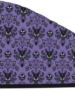 Haunted Mansion Dry Hair Cap Absorbent Hair Turban Coral Velvet Bath Shower Cap Fast Drying Towels for Women