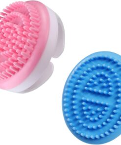 STOBAZA Shampoo Bürste mit Griff 2 Stück aus Kunststoff Körpermassagebürste zur Hautreinigung und Durchblutung für Ganzkörpermassage und Pflege