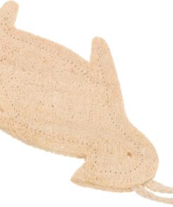 VALICLUD Natürlicher Luffa Peeling Duschschwamm mit Doppelter Seite aus Loofah Tragbarer und Belebender Körperschwamm für Tägliche Badreinigung