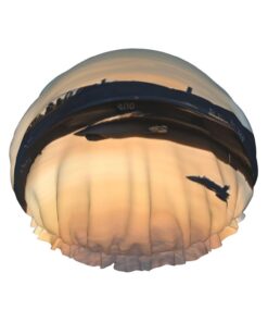 Aircraft Fighter Jets Print Shower Essentials Bonnet For Women, Large Washable Elastic Band Bath Hair Wrap Shower Cap