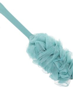 OUNONA Badebürste mit Langem Griff aus Pe für Frauen und Männer Aufhängeschlaufe Großer Schwammnetz Komfortable Ganzkörperreinigung im Badezimmer Zufällige Farbe