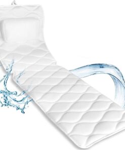 Tub Comfort Relaxation Spa Zubehör | Luxuriöse Badewannenkissen mit | rutschfestem Griff | Komfortables Wannenkissen für Nacken- und Rückenstütze