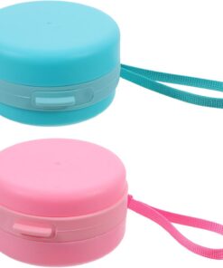 ibasenice 2 Stück Pack Silikon Kopfhautbürste und Körperpeelingbürste mit Schutzabdeckung Weiches Silikon Aufhängeseil Multifunktional für Haarewaschen und Duschmassage