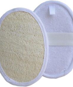 VALICLUD 2stücke Luffa Peelingbürste mit Naturbürste für Körperpeeling Badezimmerzubehör Rückenbürste für Damen und Herren aus Luffa