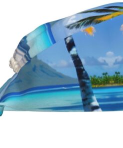 Tahiti Beaches Reinigungskappe, atmungsaktiv, verstellbar, für den Mehrzweckgebrauch im Chefkoch, Spa, Fitness und zu Hause
