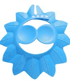 Baby Bath Hat Shield, Soft Adjustable Shower Visor, Shampoo Protection Guard For Babies & Kids, Waterproof Bathing Cap For Eye & Ear Safety, 13.39x9.84x0.39in