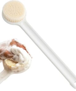 Rückbeschrubber für Dusche, Duschschrubber mit langem Griff, Weiches nicht rutsches Körper -Werkzeug zurück-Schrubben, Hautpinsel, Gesundheit und Haushalt zur Reinigung, Fußschrubben