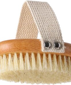 VALICLUD Körperbürste mit Weichen Naturborsten zum Trockenbürsten und Peeling für Tägliche Anwendung im Bad für Sanfte Hautreinigung