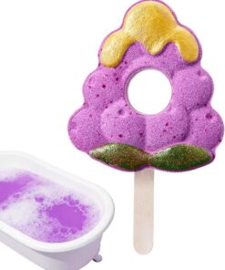 Badesalz, Fizzer Set für die Badewanne, sprudelndes Bad mit natürlichen Inhaltsstoffen, beruhigendes Spielzeug Das bunte Design Babybadewanne für den Innen- und Außenbereich