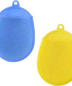 STOBAZA Silikon Badebürsten 2 Stück Weiche Massagebürste für Babys und Kleinkinder Hautschonend Sicher Langlebig Bad und Körperpflege Zubehör