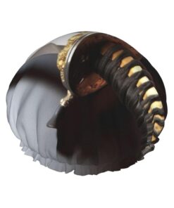 Japanische Samurai-Schwert-Duschhaube für Frauen, wiederverwendbar, doppellagig, Badekappe, Haarnütze, wasserdicht, elastisches Band, Damen, Spa, Salon, Duschhut, Haarkappen