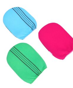 OUNONA 6stücke Duscheinhand-exfoliationshandschuhe Dual-side Peelinghandschuhe Für Körperpflege Entfernt Abgestorbene Hautzellen Für Männer Und Zufälligen Farben