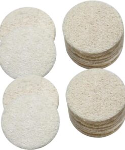 Healvian 12er-pack Make-up-entferner-pads Gesichtsreinigungsschwämme Zum Peeling Und Sanft Und in Reisegröße