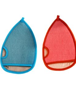 Healvian 2stücke Peeling-handschuhe Doppelseitige Duschhandschuhe Für Effektives Körperpeeling Hochwertige Reinigung Für Arme Beine Und Rücken Wasserabweisend Und Rutschfest Für
