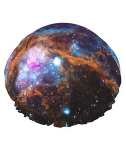 Universum Galaxy Space Druck Badekappe für langes Haar und kurzes Haar Waschbar Gummiband Badehaarmütze für langes Haar Zopf