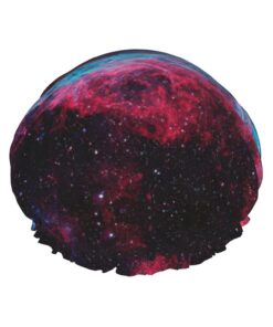 Universe Galaxy Print Badekappe für langes Haar und kurzes Haar, waschbar, elastisches Band, Badehaarmütze für langes Haar, Zopf
