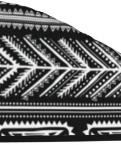 Xzeit Schwarz Grau Muster Haar Handtuch Korallen Samt Trockene Haare Caps Schnell Trockenes Haar Bad Dusche Kappe Super Saugfähige Haartücher für nasses Haar Langes Dickes Lockiges Haar