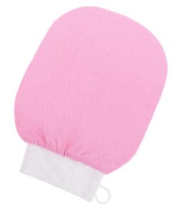 OUNONA Peelinghandschuh Kunstfasermaterial Sanftes Peeling Für Empfindliche Haut Körper Reinigung Wiederverwendbar Badehandschuh Fürs Bad