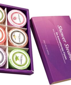 VALICLUD Aromatherapie Badetabletten Zufälliger Stil 6 Stück aus Natürlichem Meersalz für Hautberuhigung Einfach zu Tragen für Zuhause und Hotelgebrauch