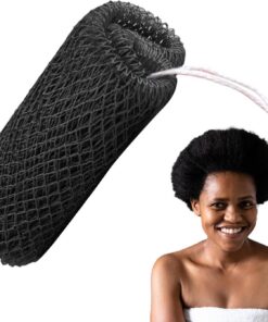 Duschnetz-Schwamm – Bad-Scheuertuch zum Waschen, Nylon-Material mit 35 x 60 cm Größe, sanfte Wirkung, tägliche Pflege, Fitnessstudio, Reisen, Badezimmerzubehör zum Waschen