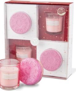 Mini-Kerzen- und Badebomben-Geschenkset