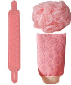 Deep Skin Cleaning Exfoliator, Body Exfoliator Bath Set, Bath Scrubber for Back, Bath Gloves Exfoliator, Gloves Bath Set 25x14x4cm/9.84x5.51x1.57 inches for Deep Skin Cleaning