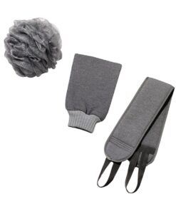 Badehandschuh Pe 1 Satz für Erwachsene und Kinder, Duschzubehör | Innenliegender Peeling Handschuh, Langer Rückenbereich, Leicht zu Verstauen, Geeignet für Bad und Dusche