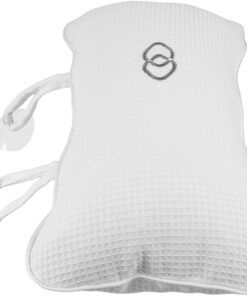 Healvian Badewannenkissen Aufblasbar mit Kopfstütze für Nacken und Rücken Entspannung Badewanne Badezubehör für Spa und Hotel Nutzung