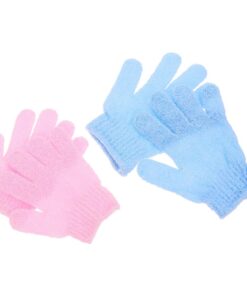 VALICLUD 2paare Peeling-handschuhe Für Dusche Körpermassage-handschuhe Mit Noppen Wiederverwendbare Für Hautpeeling Badezubehör Für Männer Und Frauen