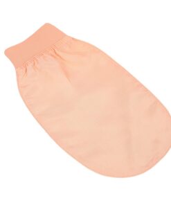 OUNONA Peelinghandschuh aus Rayon in Rosa zum Sanften Hautreinigen und Peeling Hautfreundlich und Kratzfrei für Brust und Beine im Haus oder Hotel