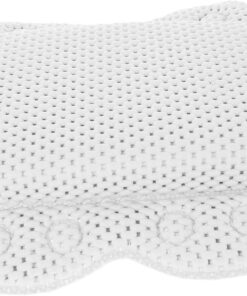 OUNONA Weißes Badewannenkissen aus PVC Schaumstoff mit Saugnäpfen Weiches und Bequemes Kopfstützkissen für Entspannende Heim Spa Badeerlebnisse