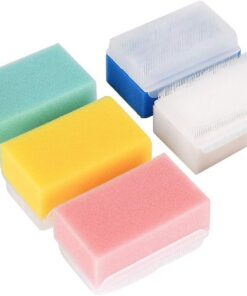 OUNONA 5 Stück Teiliges Weiche Schwamm Kunststoff tastsinn trainingsbürsten Farbig für Sanfte Körpermassage und Hautreinigung Geeignet für Junge Mädchen und Kleinkinder