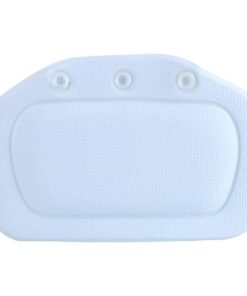 Weichschaum-gepolstertes Spa-Badekissen - Weichschaum-gepolstertes Spa-Badekissen Badewanne Kopfstütze Kopf-Nacken-Rücken-Kissen Badezimmer(Blau)