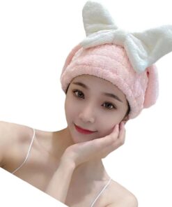 Schnell trocknendes Haarwickel, weiches Mikrofaser-Handtuch für Dusche, Schwimmen, elastisch, sicheres Badezubehör, langes Haar, schnell trocknender Turban