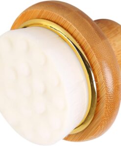VALICLUD Rückenbürste Für Dusche Duschschwamm Für Körper Körperpeelingbürste Aus Holz Ergonomisch Geformter Griff Porentiefe Reinigung Und Massage