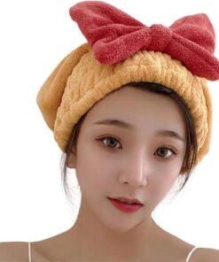 Weicher, elastischer Haarturban für Damen und Herren, schnelle Wasseraufnahme, faltbar, reisefreundliches Design, schnell trocknender Mikrofaser-Badehut
