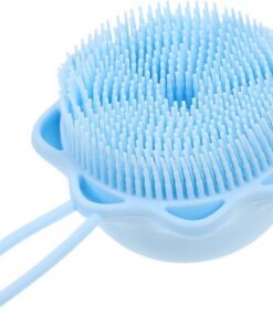 VALICLUD Silikonbürste Für Körperreinigung Mit Massagefunktion Badebürste Für Peeling Geeignet Für Arme Beine Brust Und Rücken Kompakt Und Handlich