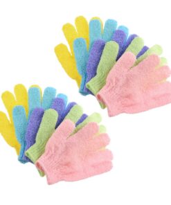 VALICLUD 10paare Peeling-handschuhe Aus Polyester Zum Körperbad Duschhandschuhe Für Peeling Und Reinigung Badehandschuhe Zum Entfernen Abgestorbener Haut