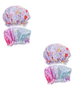 Healvian 2sets Bonnet Nacht Hut Für Kinder Neugeborene Baby Bonnet Hut Kinder Haar Motorhaube Weich Bequem 2 Stücke * 2