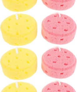 Healvian 8 Stück Baby-Badeschwämme: Peeling-Badeschwamm – Dusch-Körperschrubberbälle, Pouf-Waschlappen für die Körperwäsche, Badezimmer-Badezubehör
