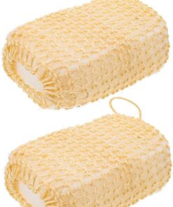 VALICLUD Peeling Sisalschwamm 2 Stück Mit Lanyard Körperpeeling Für Babys Und Kinder Pflegendes Sisal Material Sanftes Peeling Für Arme Hals Und Körper Praktische Handhabung Und Hautmassage
