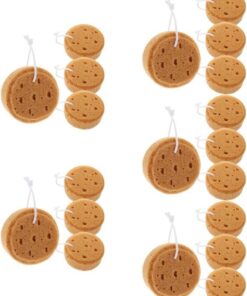 Healvian 20 runder Badeschwamm Babybadeartikel Körperpeeling Peelingschwamm Schwämme Luffas zum Körper-Luffa gefrostet Wäscher Meer aus Schrubben Kind Badeprodukte