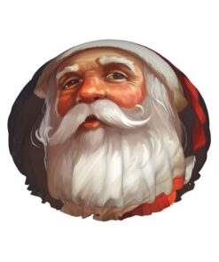 Weihnachtsmann-Duschhaube, wiederverwendbar, wasserdicht, Duschhaube für Damen und Herren, elastisches Band, Badehaarmütze, doppellagig, waschbar, Badekappe für alle Frisuren, reisefreundlich