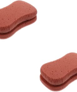 Healvian 2St Badeschwamm Luffa-Schrubber Babyhandschuhe Schwämme sitzkissen Bade-Peeling-Schwamm Badeschrubber Asche reiben Badetuch Badeblume Artefakt zum