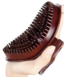 Massagebürste, Entlastungskamm, Silikon-Handbürste, Schönheit, leicht, ergonomisch, Entspannungsmassagegerät, Dusche, Heimpflege, 1 Stück, 10,5 x 5,9 cm