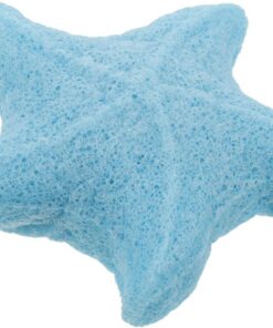 VALICLUD Badeschwamm aus Pflanzlichem Material für Babys in Seesternform Leichter Tragbarer als Peelingschwamm und Duschschwamm für Empfindliche Kinderhaut